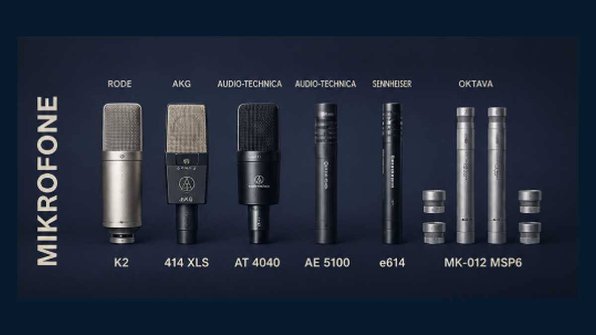 Mikrofone – RODE, AKG, Audio-Technica, Sennheiser und Oktava